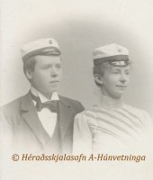 Sigfús Benedikt Björnsson Blöndal og Björg C. Þorláksson.