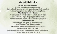 Matseðillinn