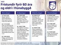 Frístundir fyrir 60 ára og eldri í Húnabyggð